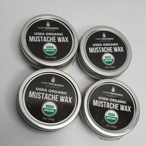 Lot of 4 Hair Thickness Maximizer Mustache Wax